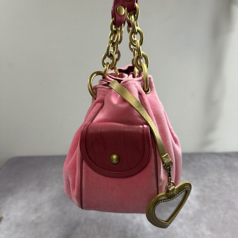 Vintage Y2K Juicy Couture Velour "Once Upon a Time" Purse Bag Pink Fairy NWOT - Picture 5 of 16